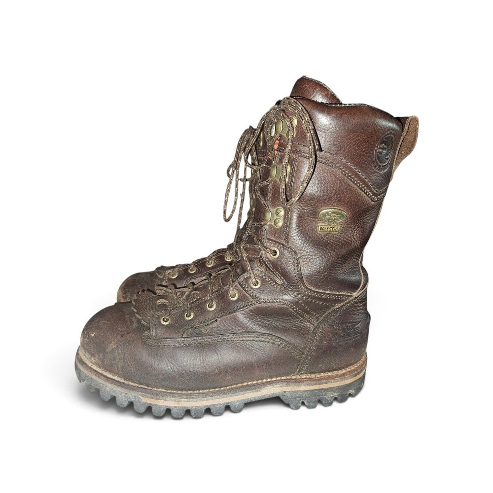 Irish Setter Elk Tracker GORE-TEX 10EE SIZE Leather Hunting Boots Mens Brown 860
